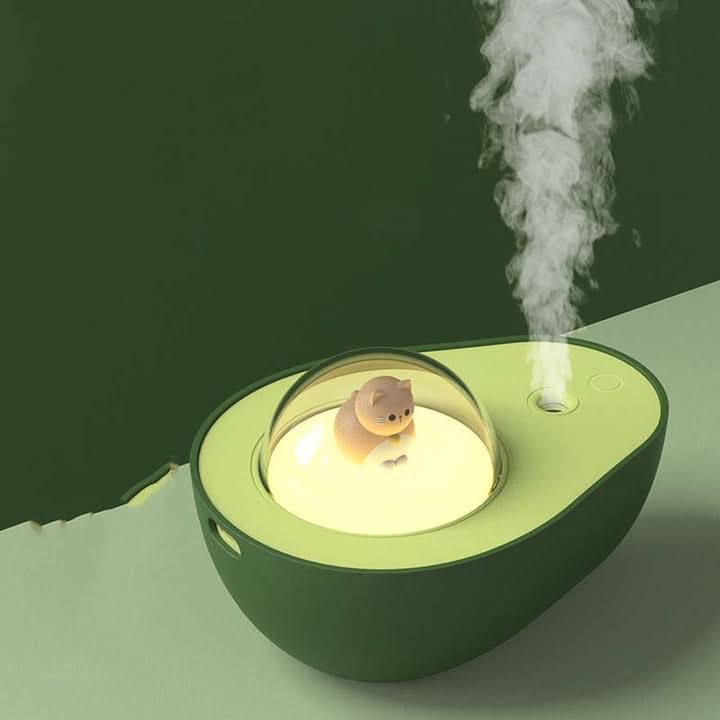 Avokado Nattlampa Luftfuktare med USB &amp; LED