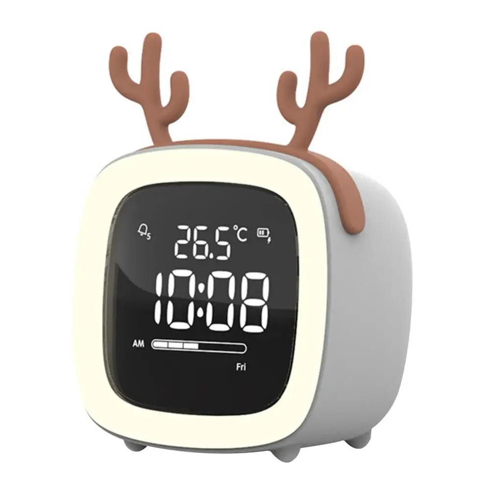 BunnyGlow - LED Väckarklocka – Nattljus med Digital Display &amp; Timer