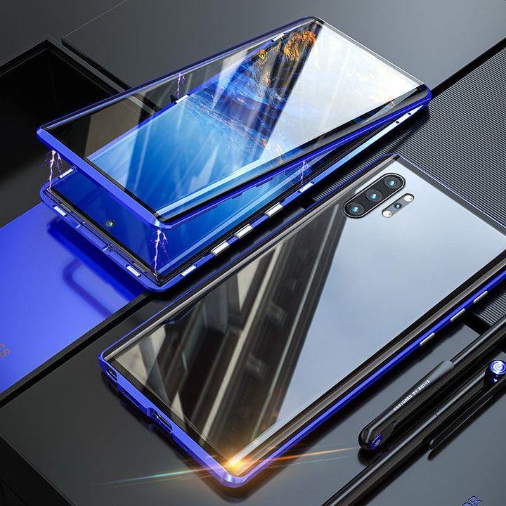 Magnetiskt Tempererat Glas Dubbel-Sidig Mobilskal för Samsung
