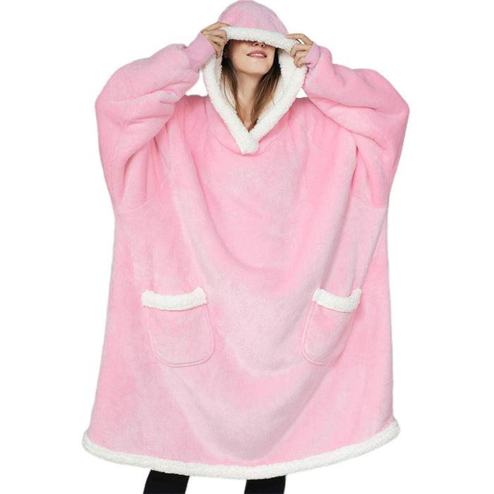 Varuvika Filthoodie i tjock fleece med sherpafodrad luva