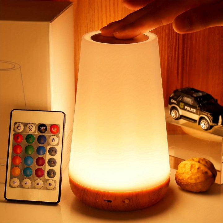 SpaceGlow – Trådlös LED Nattlampa med Timer