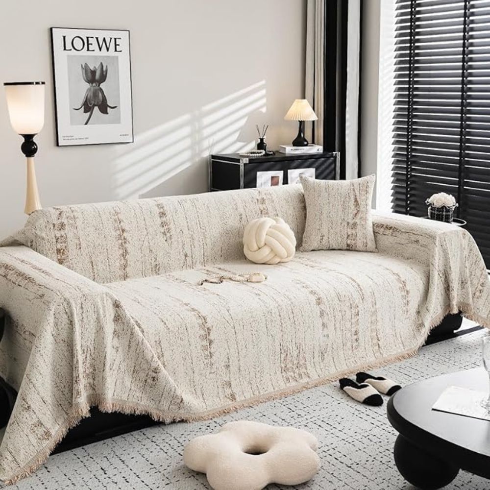 CHENILUX – Elegant Chenille Sofföverdrag för Skydd &amp; Stil