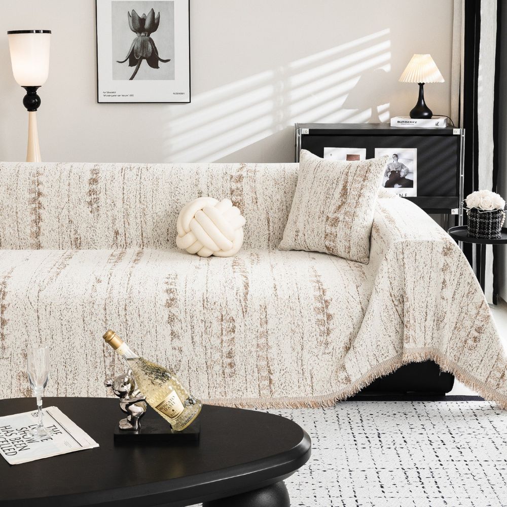CHENILUX – Elegant Chenille Sofföverdrag för Skydd &amp; Stil