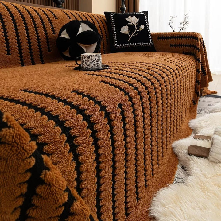 CouchGuard – Plush soffaöverdrag med halkfri baksida