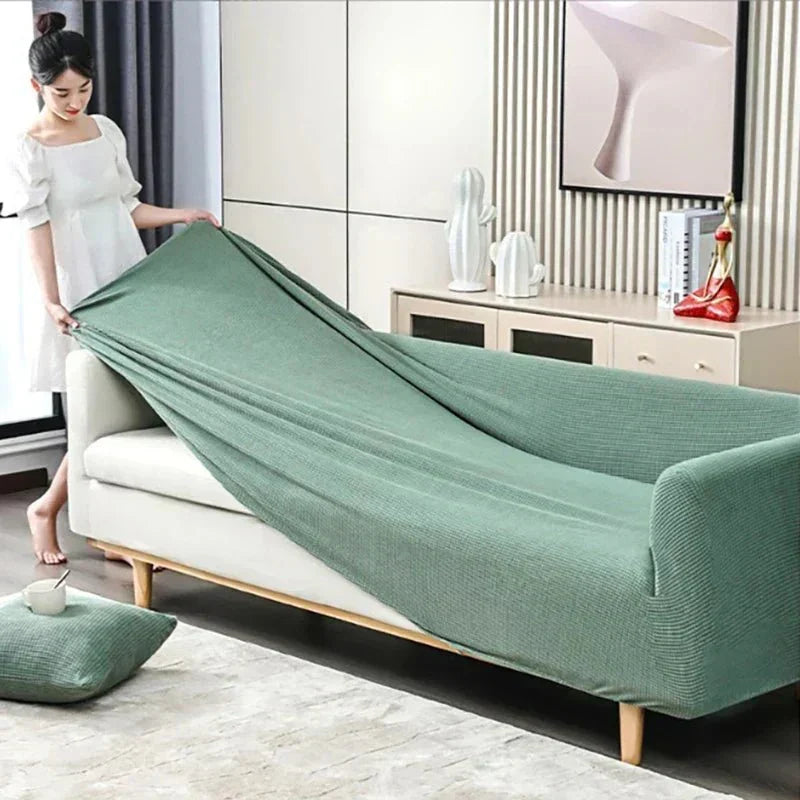 SNUGJACQ – Mjuk Jacquard Sofföverdrag med Antislip Passform