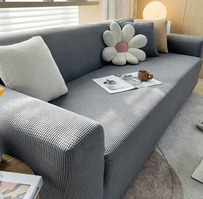 SNUGJACQ – Mjuk Jacquard Sofföverdrag med Antislip Passform