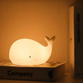 Söt Val Nattlampa med Färgskiftning - GlowWhale