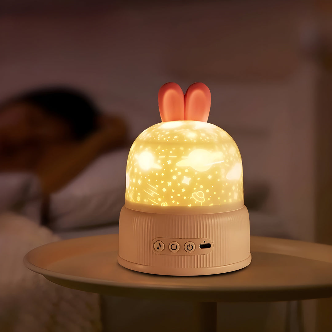 BunnyGlow Nattlampa - Magisk Ljus för Barn |