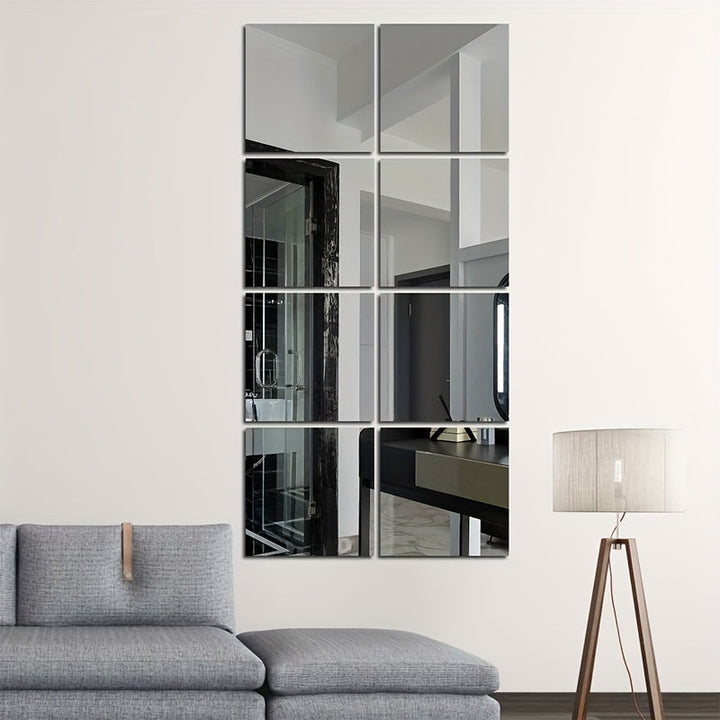 EleganceMirror – Lyxiga 3D Akryl Spegelplattor Set