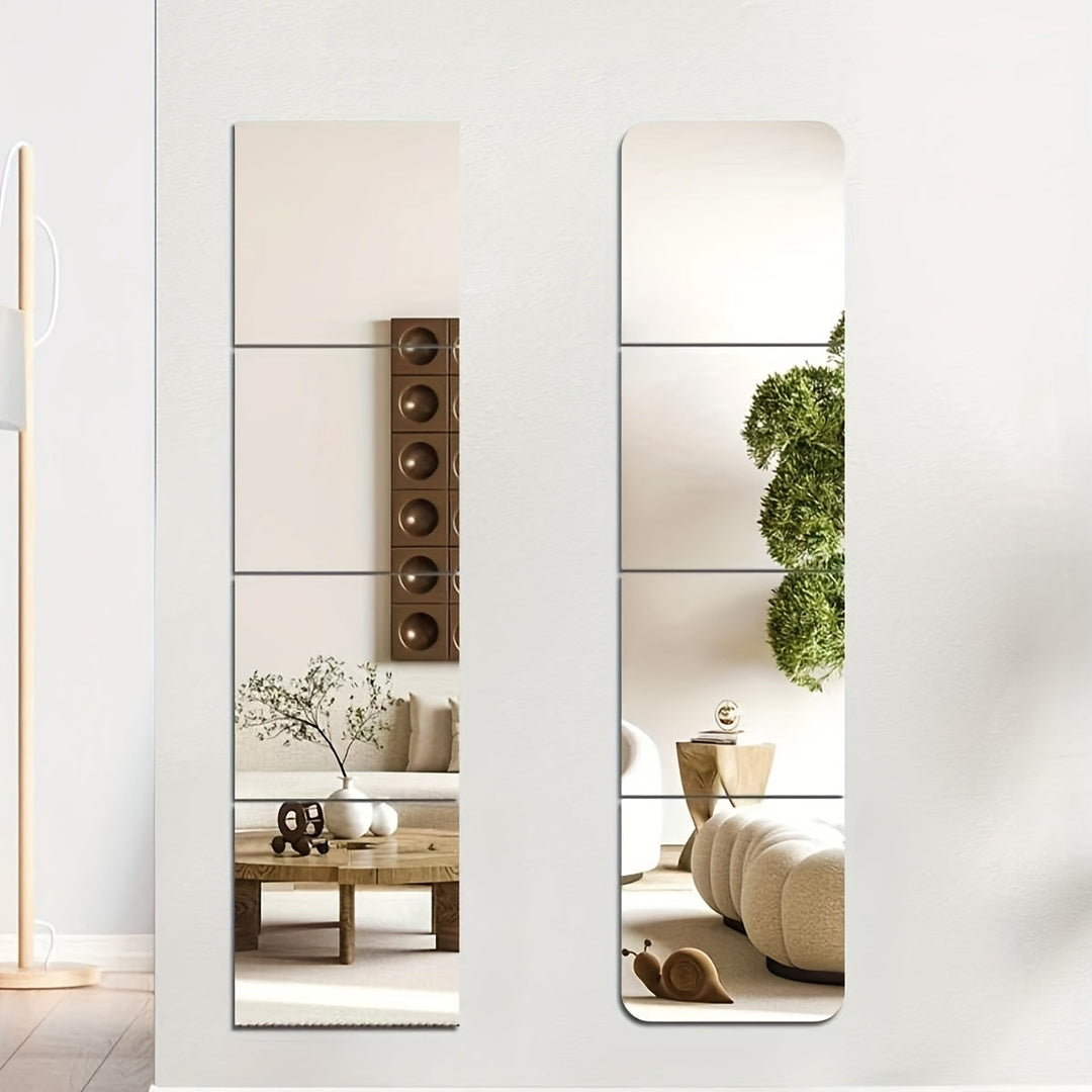 AcrylicSafe Speglar Set – Stiliga och Briståliga Speglar