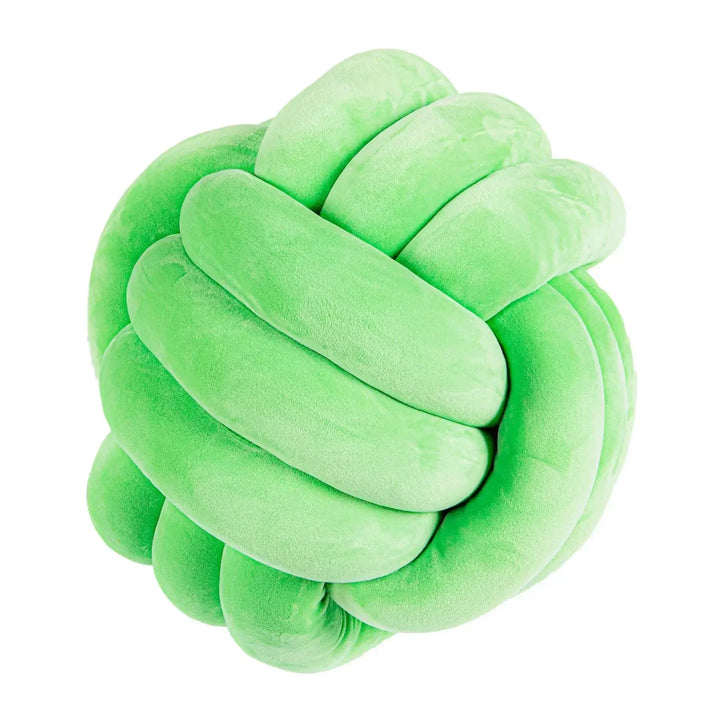 Dekorativ knuten mocka-liknande boll mjuk kudde