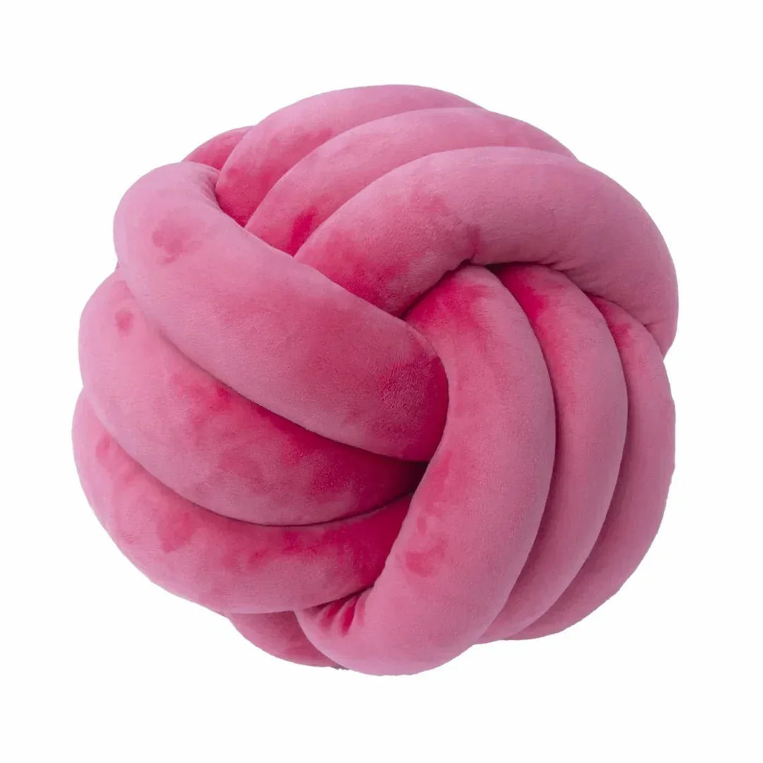 Dekorativ knuten mocka-liknande boll mjuk kudde