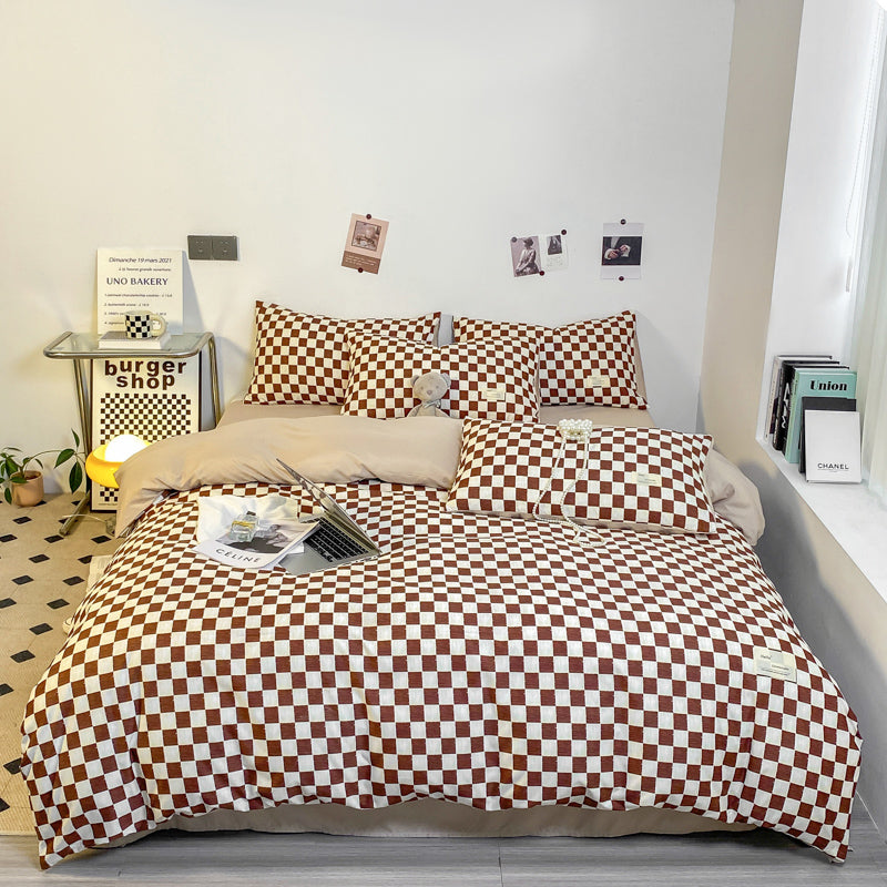 PatternNest | Rutmönstrad Sängkläder Set