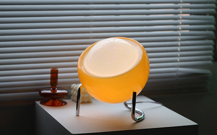 RETRO GLASBORDSLAMPA - AMBIENT NORDISK NATTLJUS