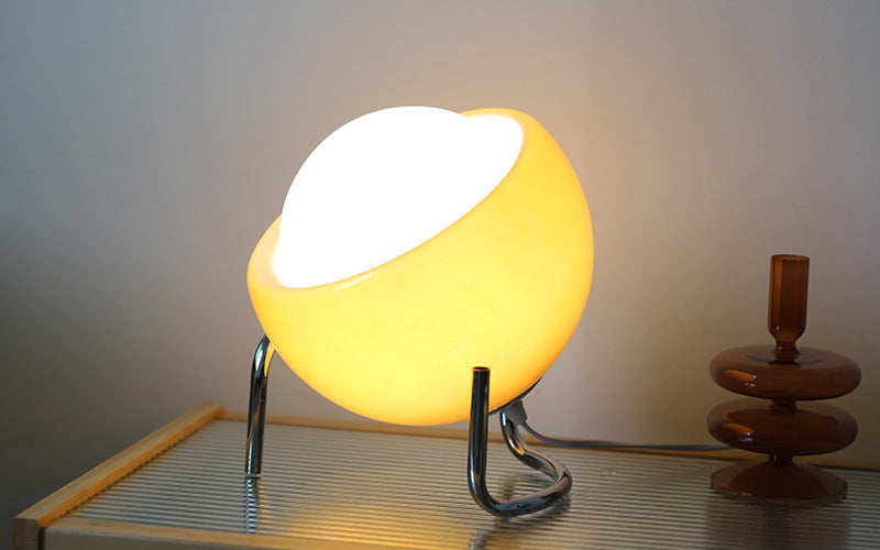 RETRO GLASBORDSLAMPA - AMBIENT NORDISK NATTLJUS