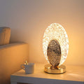 Modern & Lyxig Påfågel Bordslampa - CrystalGlow