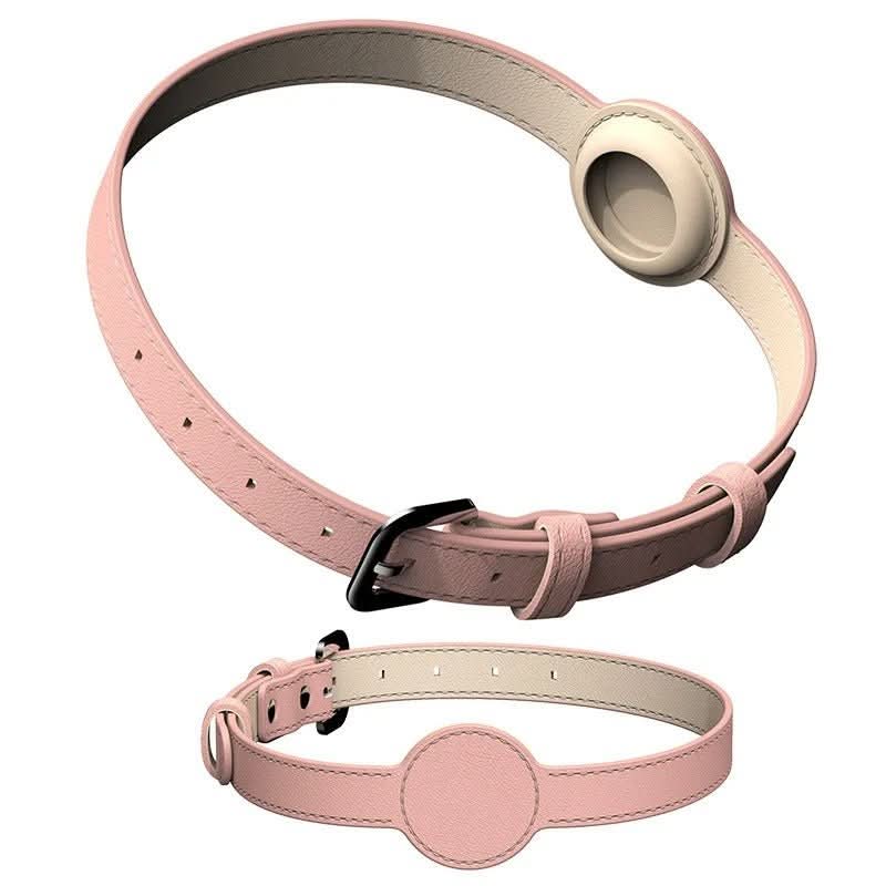 EDOUARD – Elegant hundhalsband med AirTag-hållare och väderbeständig design