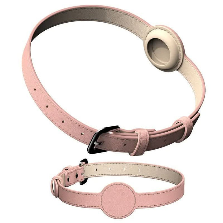 EDOUARD – Elegant hundhalsband med AirTag-hållare och väderbeständig design