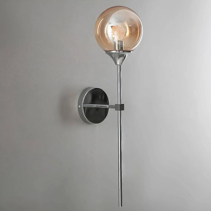 – Skandinavisk modern glasvägglampa