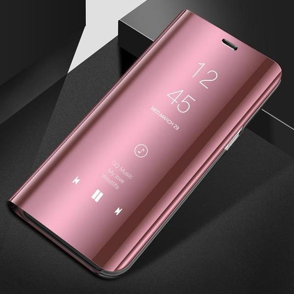 3 i 1 Spegel Flip-fodral för Samsung-telefoner