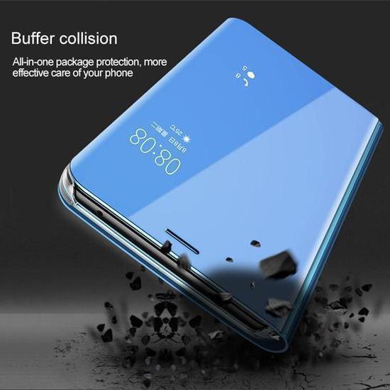 3 i 1 Spegel Flip-fodral för Samsung-telefoner