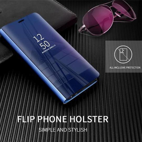 3 i 1 Spegel Flip Case för Samsung-telefoner