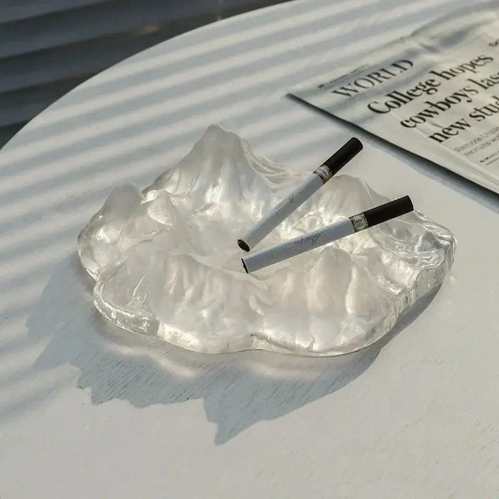 Isstil Bergsglas Askfat Dekoration