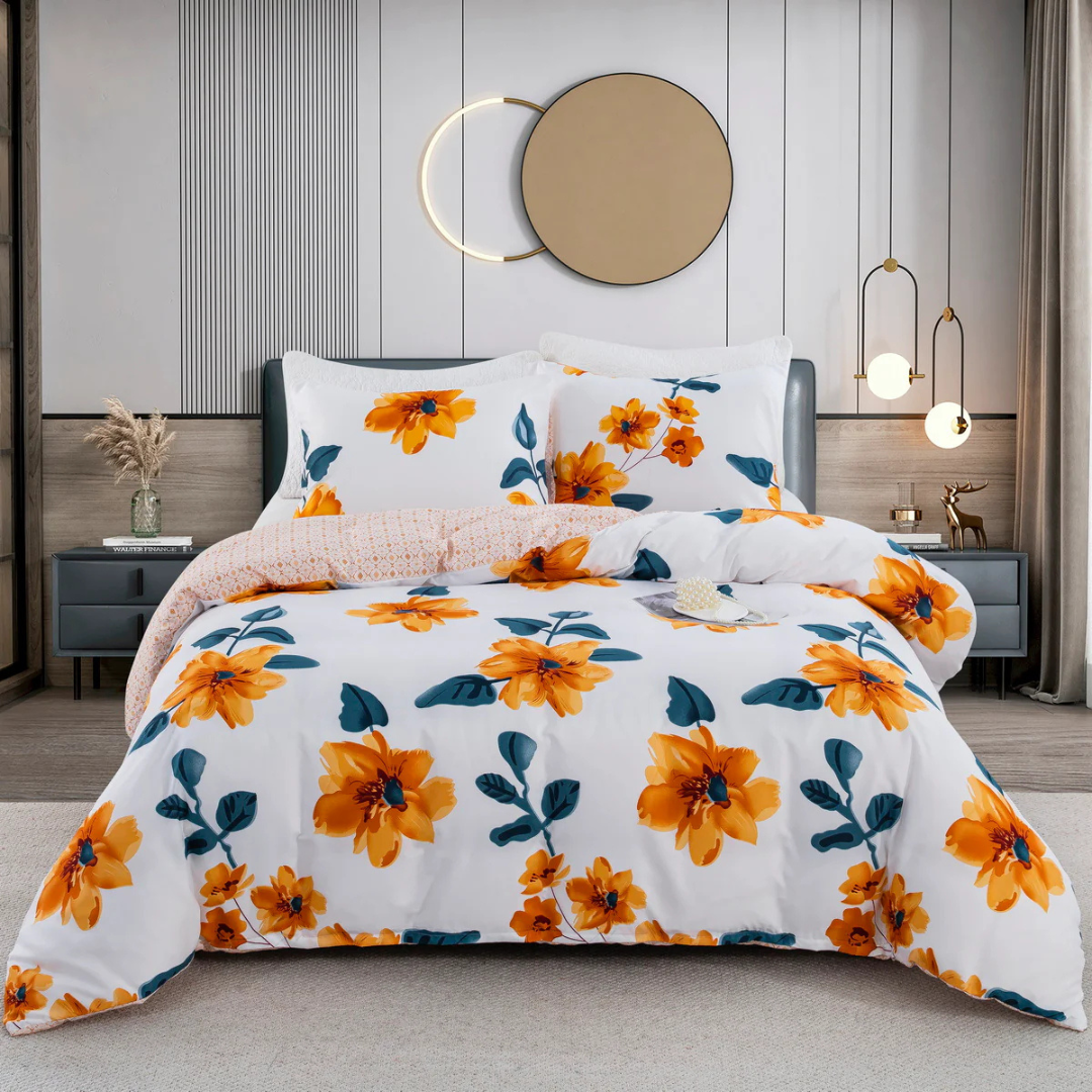 Duvet Cover Färgglad Abstrakt Sängkläder Set
