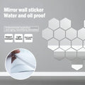 Flexibla Spegelark | Splittersäker PET Väggspegel | Peel & Stick Design | Lättviktig & Säker