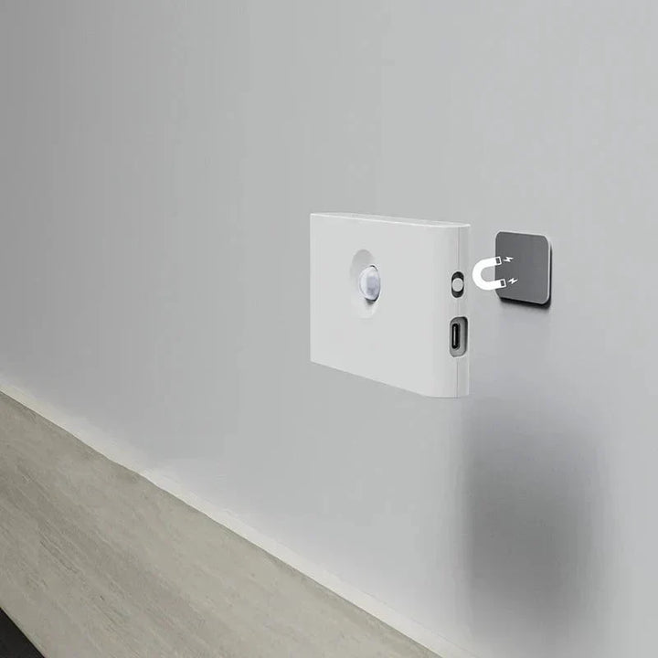 Trådlösa LED-nattlampor med rörelsesensor | USB-uppladdningsbara | Mjuk varm ljus |