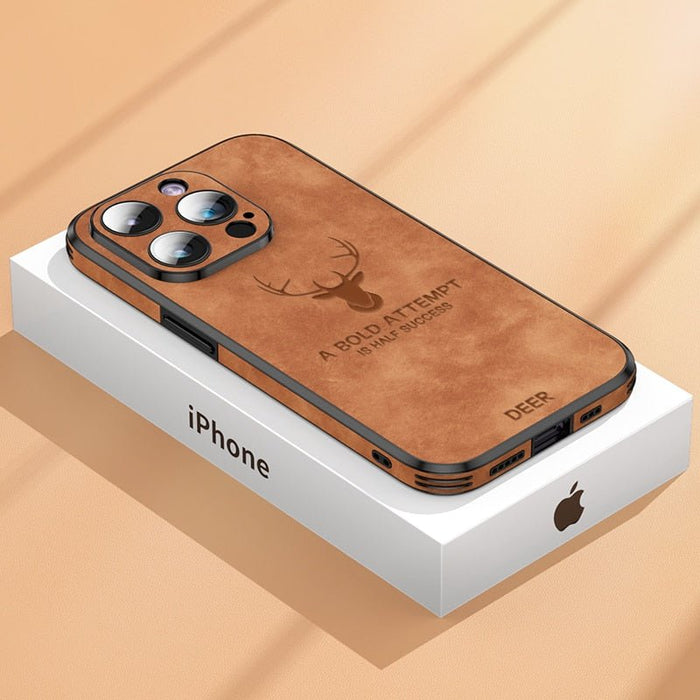 LUXIGUARD LÄDER – Lyxigt iPhone-fodral med Stötskydd
