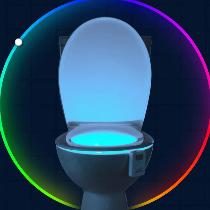 Rörelseaktiverad Toalett Nattlampa - GlowBowl