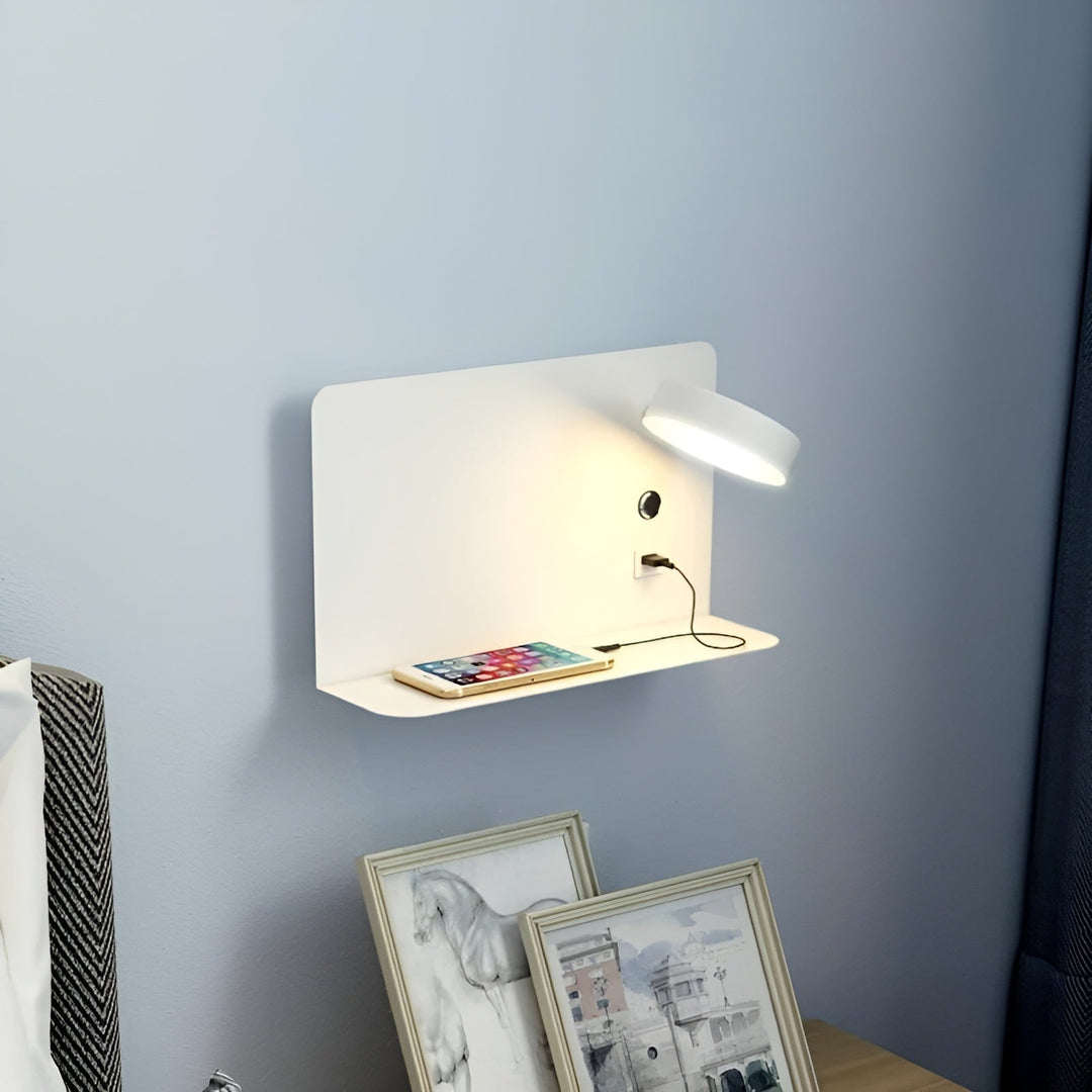 Vägglampa – Uppladdningsbar elegans med USB LED-belysning för en lyxig atmosfär