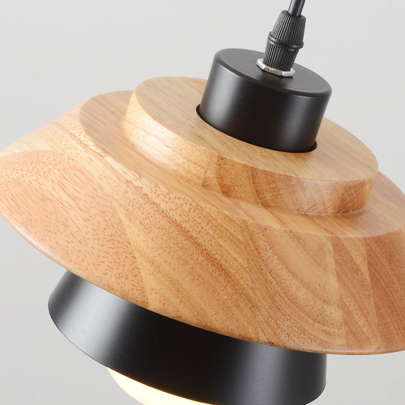 Modern Nordisk Trä Pendellampa