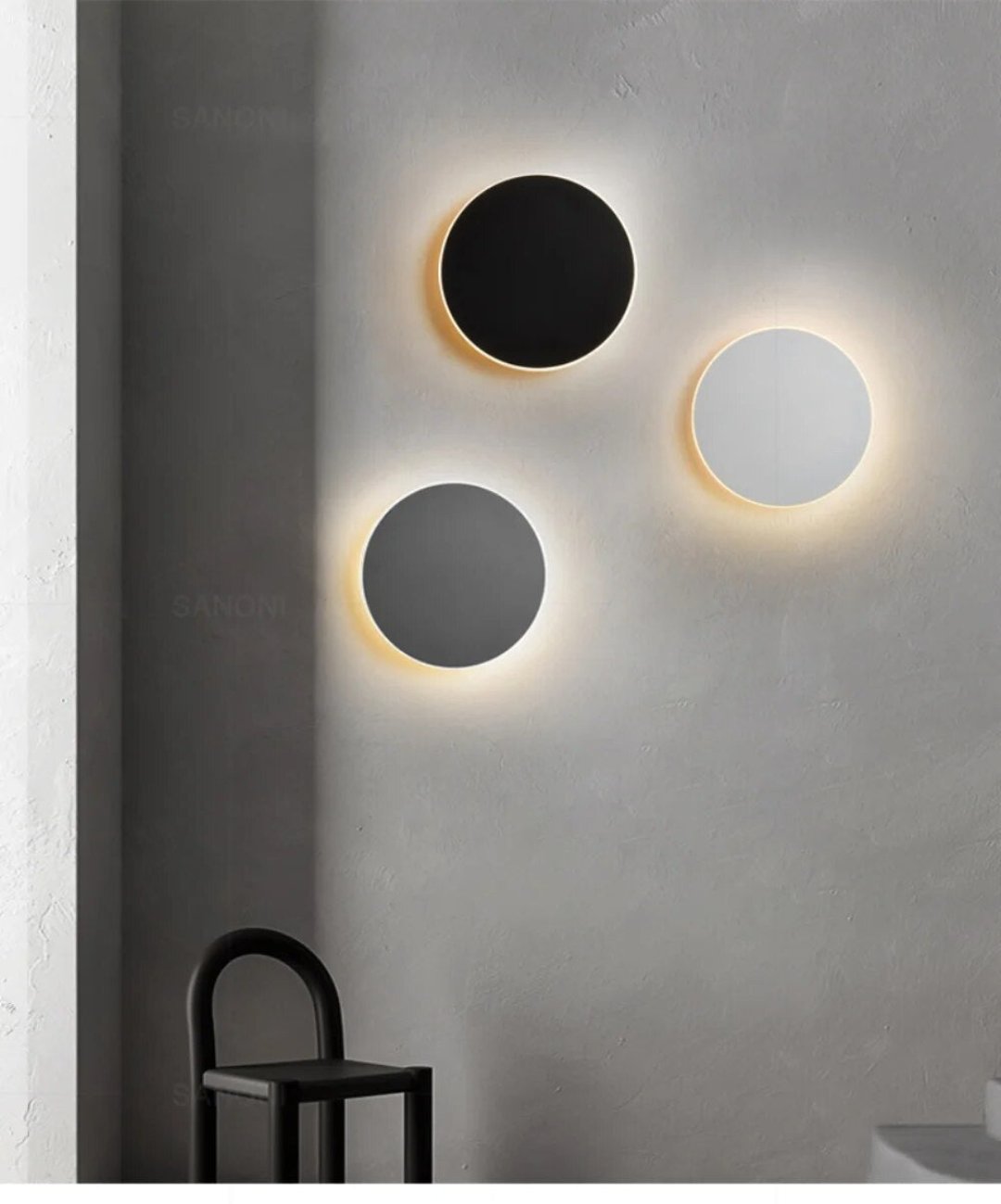 Sleeksphere - Rund LED Vägglampa