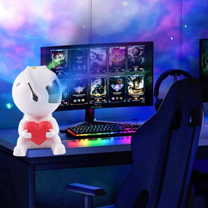 Kärleksastronaut Galax Nattljus Projektor |