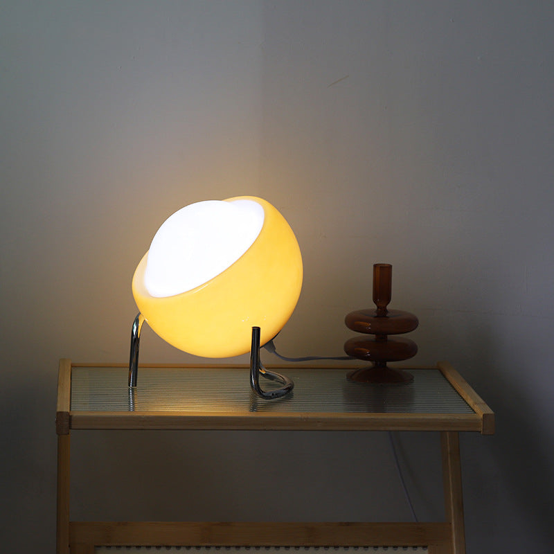 RETRO GLASBORDSLAMPA - ATMOSFÄRISK NORDISK NATTBELYSNING