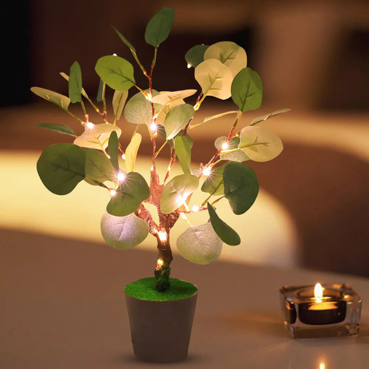 BranchGlow - LED Nattlampa med Festliga Grenar