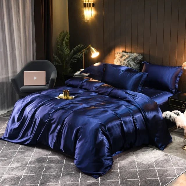 SILKCOMFORT – Lyxigt 100% Silke Duvetöverdrag för Ultimat Komfort