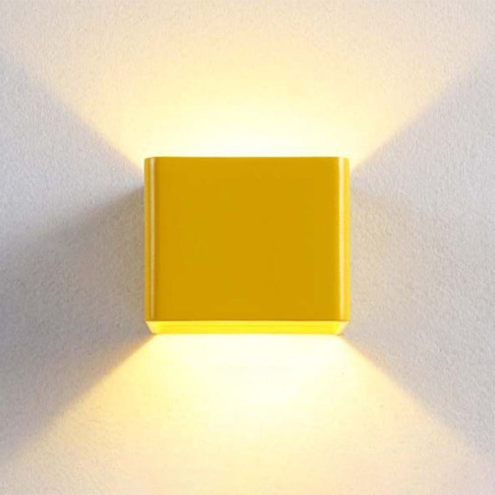 Modern fyrkantig vägglampa