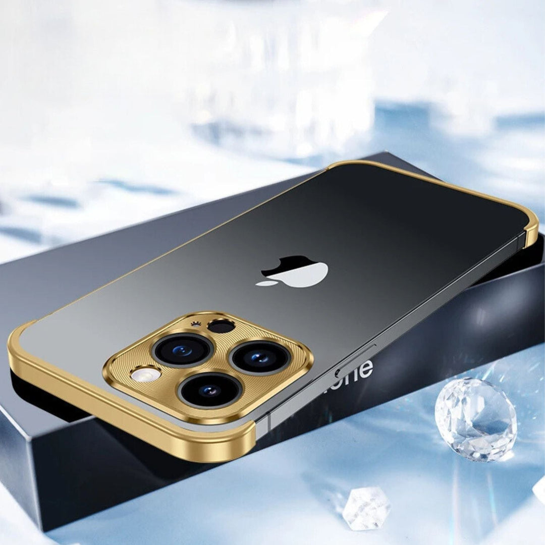 Telefonfodral Minimalistiskt Slim Skyddande Metallöverdrag