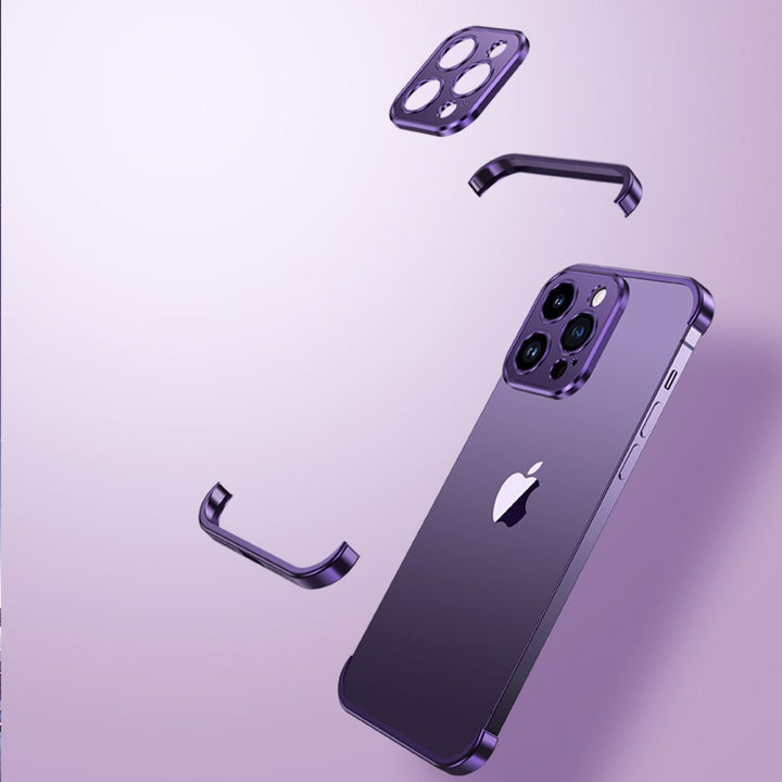 Telefonfodral Minimalistiskt Slim Skyddande Metallöverdrag