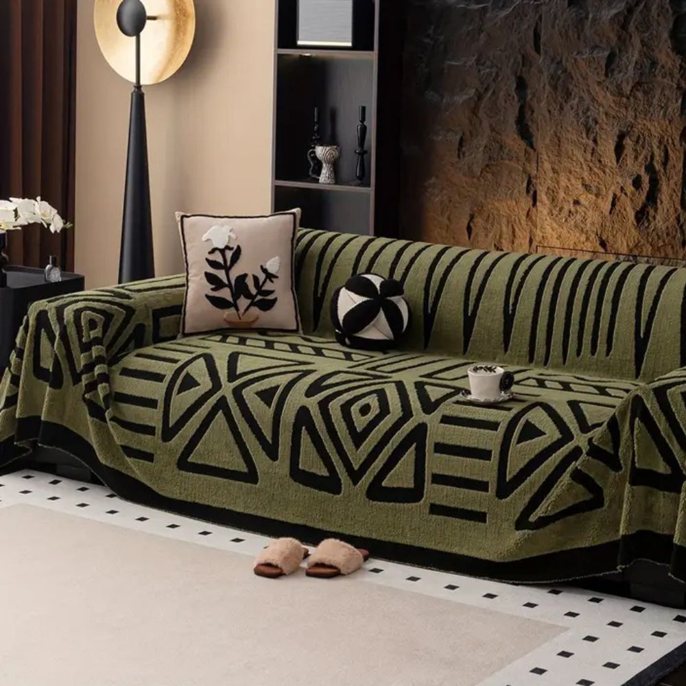 SofaTect – Mjuk, hållbar mikrofiber sofföverdrag, halkfri och lätt att rengöra