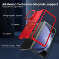 Magnetiskt telefonfodral med 360° roterande ställ för Samsung Z fold & flip 6/5/4/3