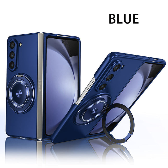 Magnetiskt telefonfodral med 360° roterande ställ för Samsung Z fold & flip 6/5/4/3