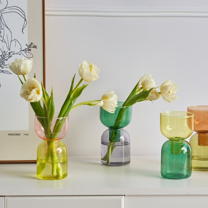 Tvådelat Mini Bud Vase Terrarium Set