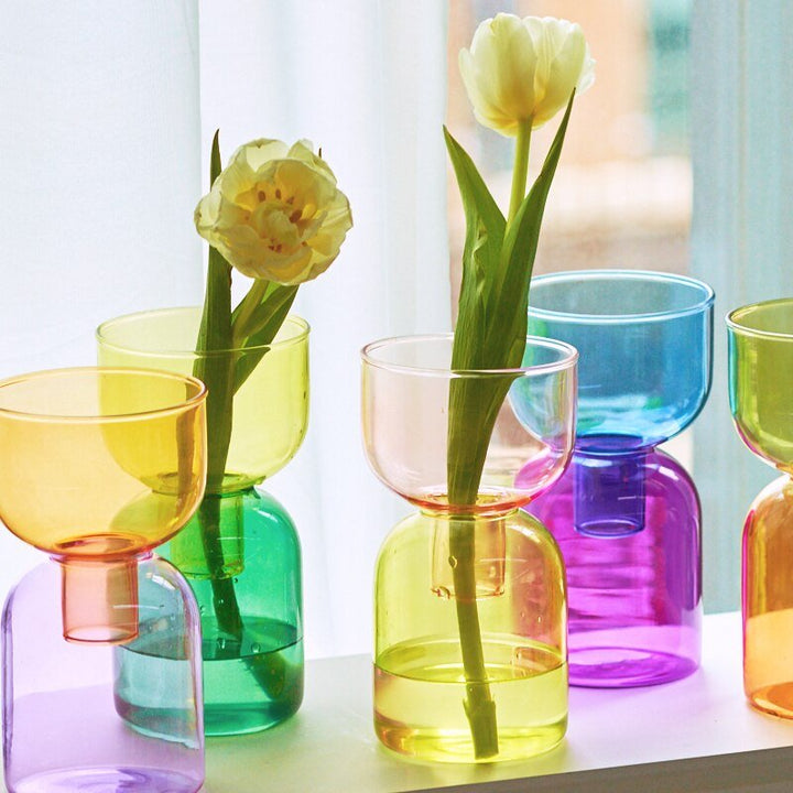 Tvådelat Mini Bud Vase Terrarium Set