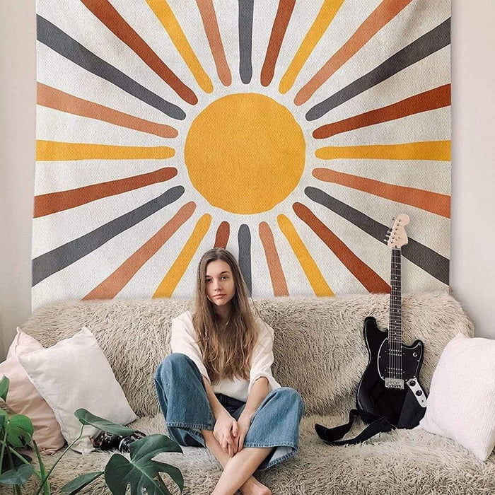 Täck Mig Med Solsken Väggtapestry