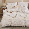 Marmor Design Duvet Täcke Set för Modernt Sovrum